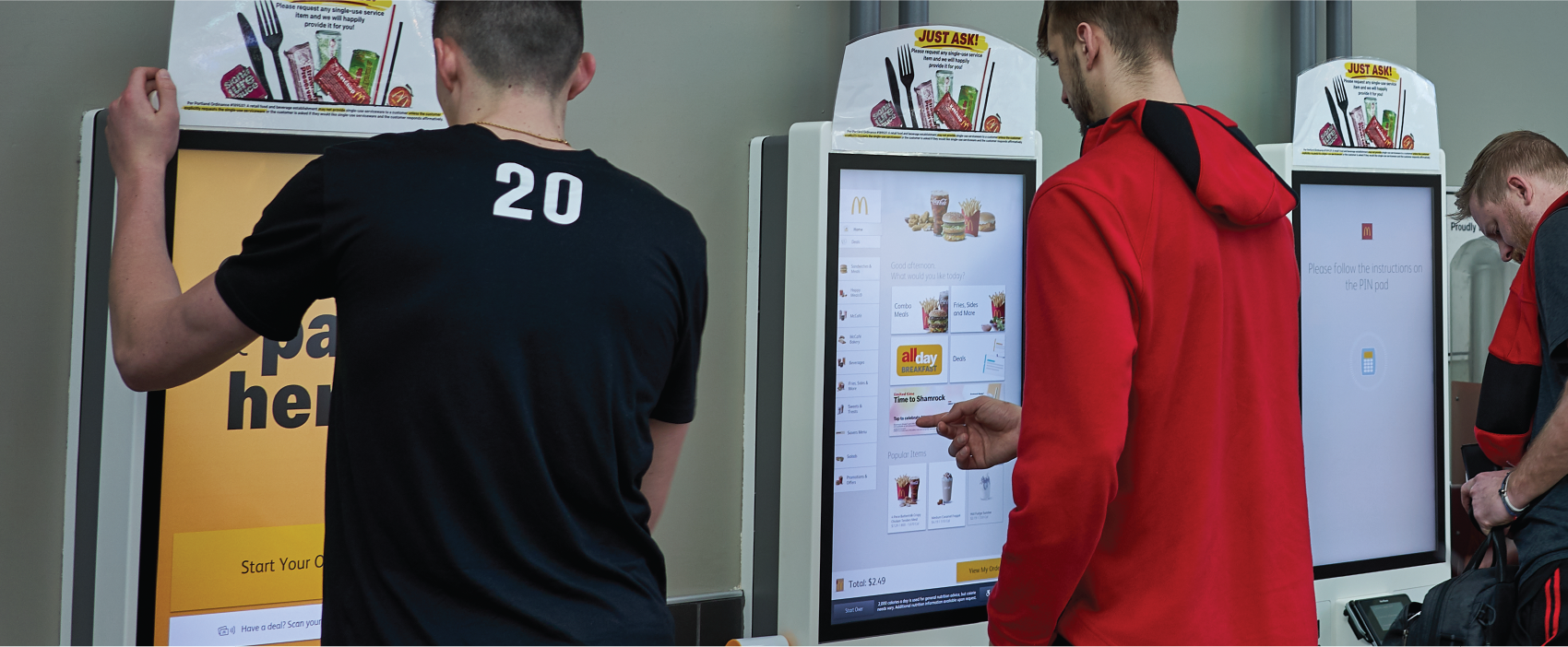 Self-Ordering Kiosks in Quick Service Restaurants and the Retail Environment